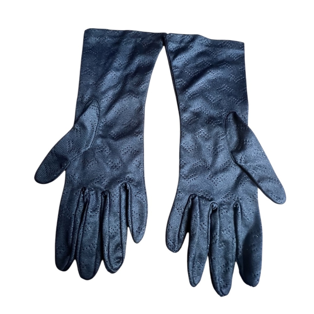 Dents 100% Nylon Simplex Women's Gloves Black Sz 6 1/2 Pre-owned Made In Malta